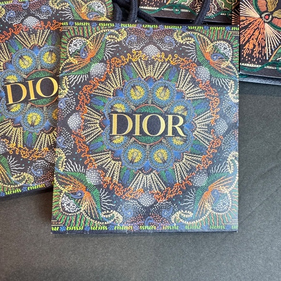 Set of five (5) Dior Holiday Luminere 2020 Gift bags, Unused - Picture 5 of 10
